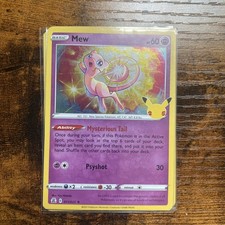 Pokémon TCG Mew 11/25 Holo Rare Celebrations 25th Anniversary on eBay