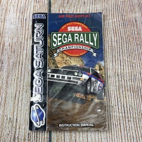 Sega Rally Championship Sega Saturn Complete With Manual (PAL)
