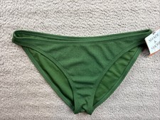 Shade  Shore Womens Large 12/14 Crepe High Leg Medium Coverage Bikini Bottom