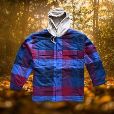 Levis Jacke Hooded Jack Worker Blues