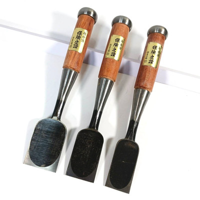 Japanese Tataki Nomi Chisel Set 3pcs Seiryuu 星龍 30-42mm Chisels Japan / BA141T2