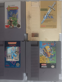 Nintendo NES lot of 39 games Contra, Mike Tyson's, Castlevania 1 & 2, Ghosts 'N