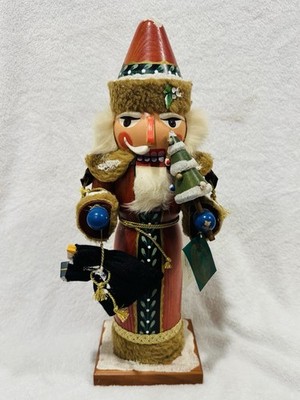 Vintage Erzgebrige Ore Mountain German Wood Nutcracker 