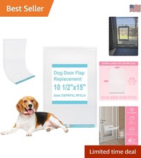 XL Dog Door Replacement Flap for Ideal Pet Products  10.5" x 15" Size