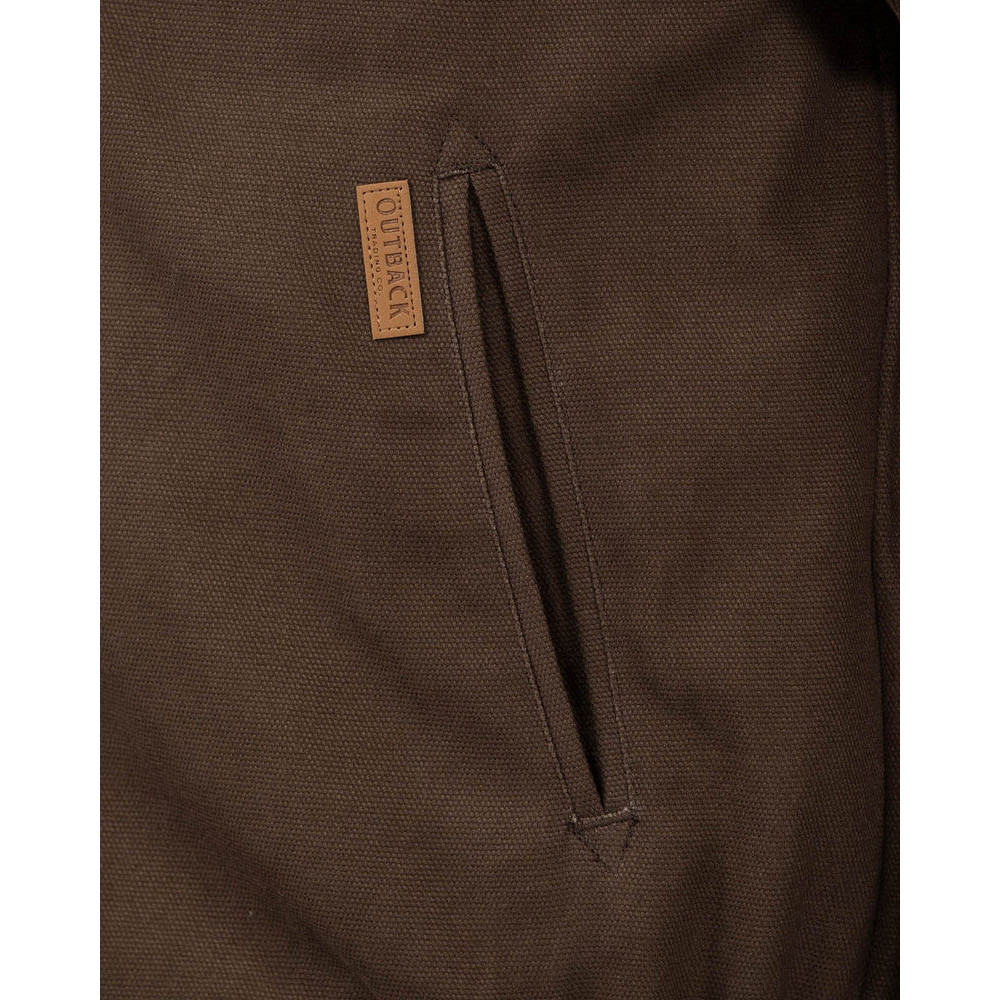 Outback Trading Company Men's Canvas Trailblazer Brown Jacket 29826-BRN image 5