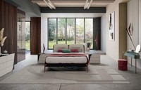 Bett MöBel Doppelbett Naturholz Schlafzimmer MöBel Design Betten Italien Luxus
