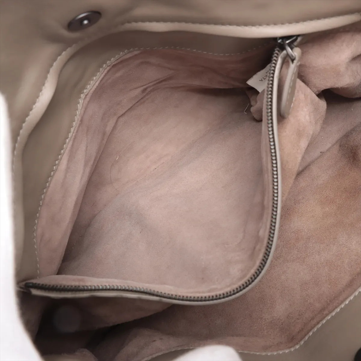 Bottega Veneta Intrecciato Leather Chain Tote Bag gray x black thumbnail 8