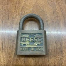Vintage Reese Padlock Lock w/ NO Keys Made in USA. Just lock