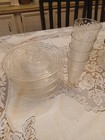 Vintage 1937 Louis Leppeke Depression Glass "Snack & Serv" Luncheon Set 8 Piece — photo 8
