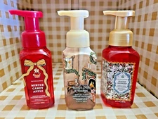Perfect Gift 3 Holiday Assorted Gentle Foaming Hand Soap Bath & Body Works set