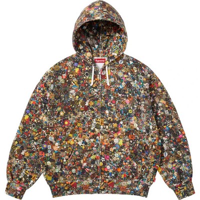 SS26 Supreme Mike Kelley Zip Up Hooded Sweatshirt Multi XL | eBay