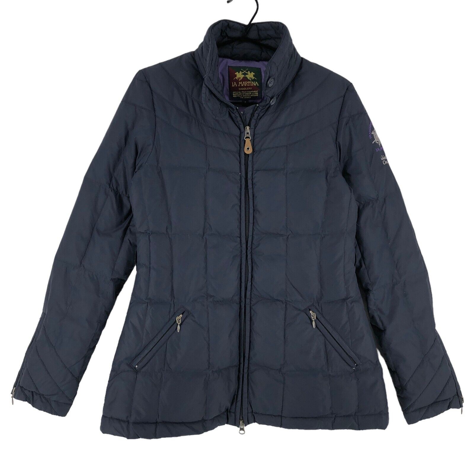 LA MARTINA Down Puffer Quilted Jacket Coat Women Size S