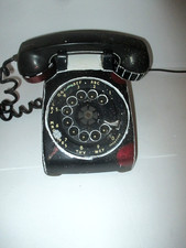 VTG WESTERN ELECTRIC ROTARY DIAL TELEPHONE PHONE MDL 500 BLACK W/PAINT UNTESTED