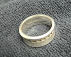 ​💍 AUTHENTIC VINTAGE BIRKS! Solid 925 Silver Chunky Geometric Band 💍
