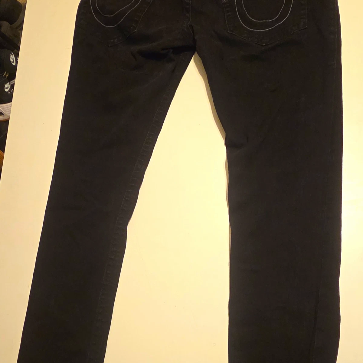 True Religion 30 正規 ストレートデニム ブラック 25+ True Religion Black Jeans Men's 30 in Inseam for sale