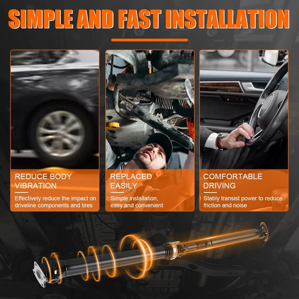 Rear Drive Shaft DriveShaft Assembly For 2011 2012-2015 Toyota Tacoma 2.7L RWD Foto 4 de 4