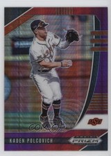 2020 Panini Prizm Draft Picks Red & Purple Hyper Kaden Polcovich #PDP78 c4h