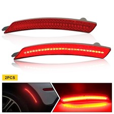 2PC Rear Side Marker LED Light Red For 07-16 MINI R55 Cooper R56 R57 R58