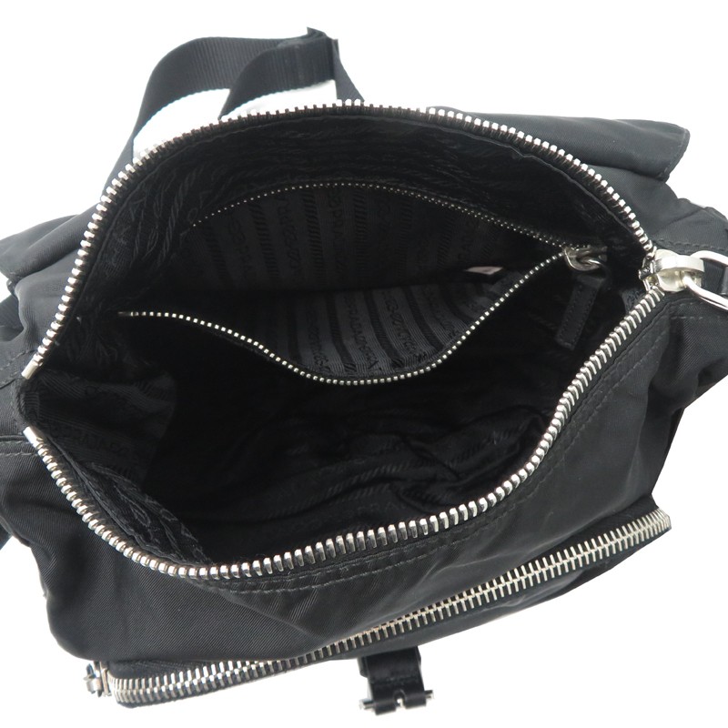 PRADA BT8994 Shoulder Bag Nylon Black Ladies DH91636 thumbnail 6