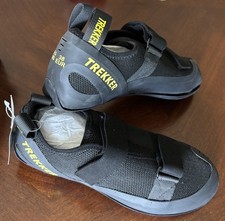 Chaussures noires d'escalade Trekker taille 6,5 Core Rock légères respirantes double sangle