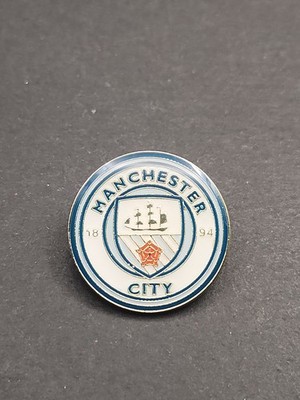 Manchester City National Soccer Team Logo Enamel Lapel Pin, FREE SHIPPING!