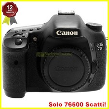 Canon EOS 7D Fotocamera Digitale Reflex (76.500 Scatti). Macchina fotografica.