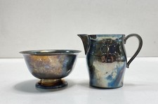 Lot of 2 Reed and Barton Paul Revere Tea Set Creamer and Sugar