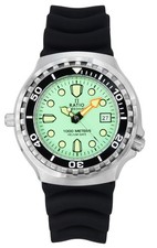 Ratio FreeDiver 1000M Quartz Green Dial Diver's 1038EF102V-GRN-V02 Men's Watch