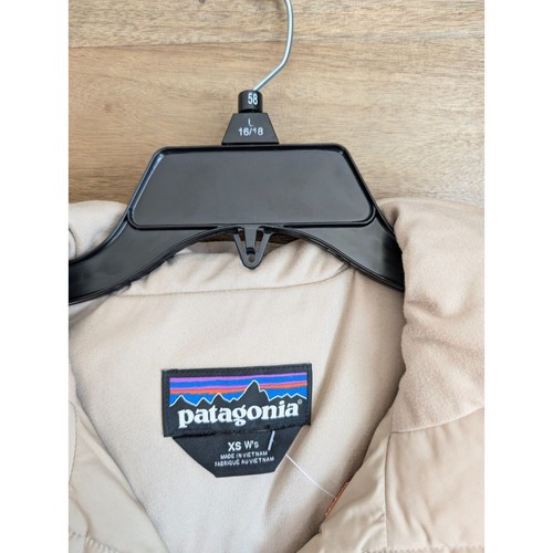 Patagonia Puffer Bivy Vest Damen XS blau Nylon ärmellos Kapuze Druckknopfleiste - Bild 3 von 4