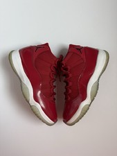 Nike Air Jordan 11 Retro Low Gym Red UK 8.5 EU 43 US 9.5 Red Patent Leathe Boxed