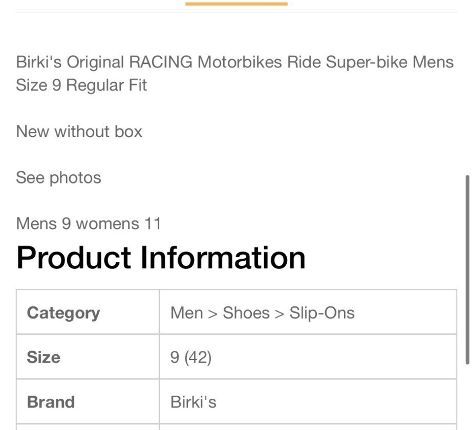 Birki\'s Original Kay RACING Motorbikes Ride Super-bike Men’s Size‎ 9 Regular Fit Birki main image 3