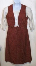 Vintage juniors sz 11 hippie dress cool Halloween Costume j167