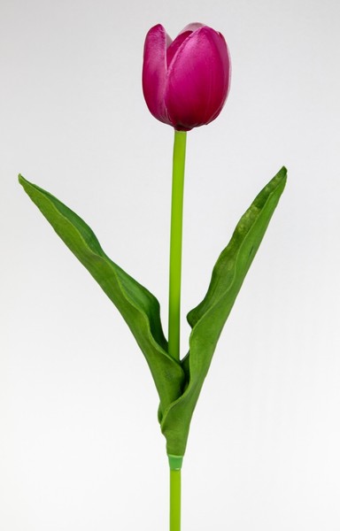KüNstliche Tulpe Pu Real Touch 50Cm Pink Zf Kunstblumen KüNstliche Blumen Tulpen-image