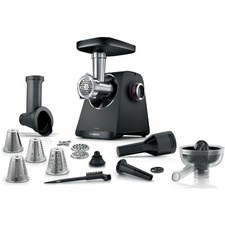 Bosch Serie 4 MFWS450B elektrischer Fleischwolf 500 W Schwarz 12 Zubehörteile