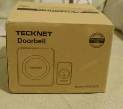 TECKNET Wireless Doorbell, Model: HWD01878