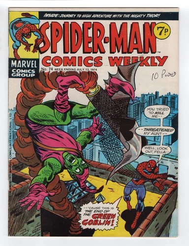 1968 MARVEL SPECTACULAR SPIDER-MAN #2 & THOR #135 2ND HIGH EVOLUTIONARY RARE UK