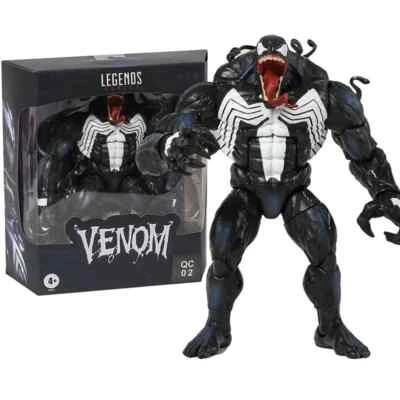 Figurine Articulée Venom Marvel Legends 19 cm - Action Figure avec 3 Accessoires - Photo 1/4