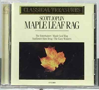 Scott Joplin Maple Leaf Rag Audio CD Madacy VERY GOOD