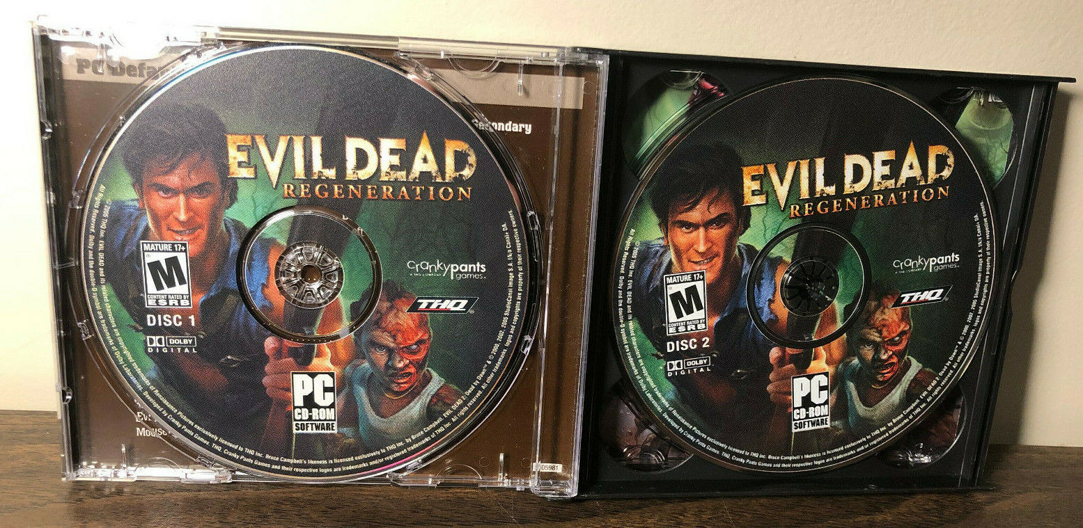 Evil Dead Regeneration PC game Complete in Retail box w/ Disc and