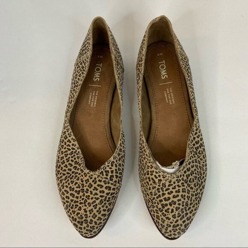 toms leopard print flats