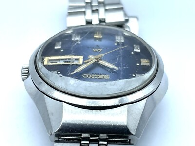 Vintage SEIKO Lord Matic Automatic Watch 3-sided cut glass 5606