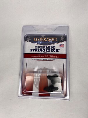 Limbsaver Everlast Bow String Leech - 2 pack (Black) #3318