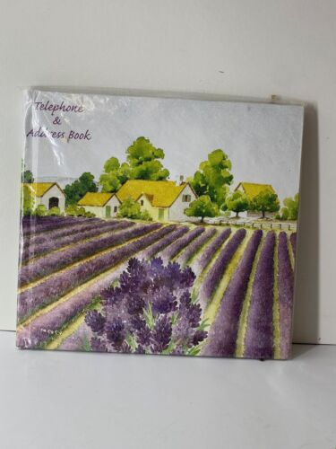 Provence Lavender Fields Square Telephone and Address Book  - 第 1/4 張圖片