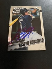 Auston Bousfield Signed 2014 Panini Prizm Draft Picks Card San Diego Padres COA