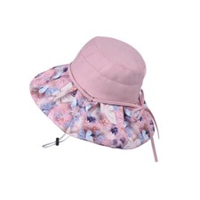 Femme Décontracté Chapeau Soleil Pêche Casquette Large Bord Plage Papillon
