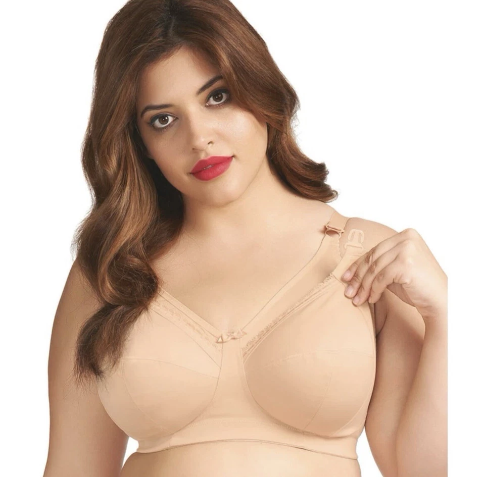 全新带标签 Elomi Beatrice 护理夹软杯文胸 - 36G 无线 Plus 8053 — 第 3/4 张图片