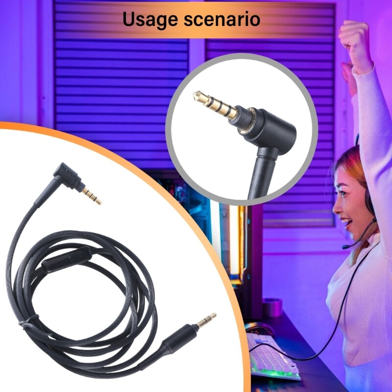 3.5mm Cable for 1000XM5 Gaming Headsets Cable 150cm / 59.06inch eBay