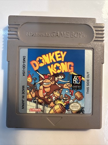Donkey Kong Nintendo Game Boy 1994 Video Game CARTRIDGE & CASE ONLY - Picture 2 of 3