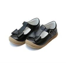 L'amour Emma Bow shoes in matte black toddler 7 multiple sizes available