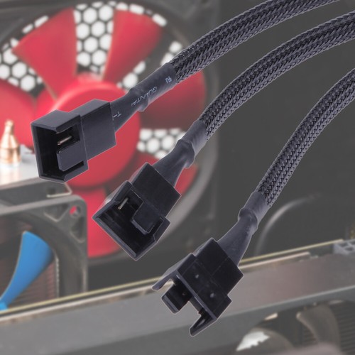 Lüfter Verteiler Splitter 1x Buchse 3x Stecker PWM Y Kabel 4 PIN Adapter - Bild 8 von 8